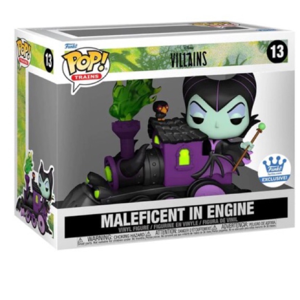Pop! Disney Villains Train Maleficent's train engine car Brand New in Box - Picture 2 of 3